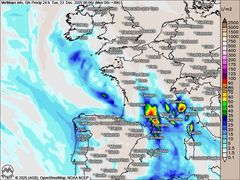 Jetstream &uuml;ber dem Mittelmeer