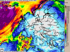 Betonhoch h&auml;lt Regen auf Abstand