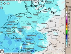 Mittwoch verbreitet nass