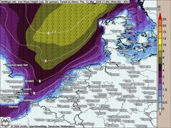Wellen bis zu neun Meter m&ouml;glich