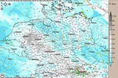 Regenschauer und lokale Hitze-Hotspots